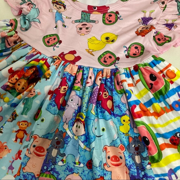 Cocomelon cute pink twirl colorful dress - Picture 6 of 6